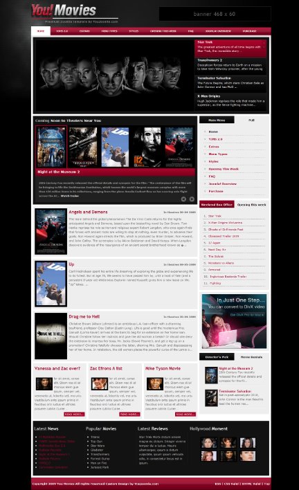 Youmovies - Joomla Movies Portal