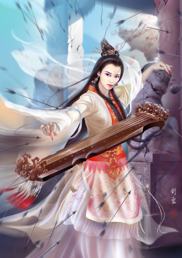 belle- asiatique-flèches-river