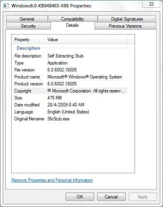 Vista y Server 2008 SP2 RTM Build  6002.18005