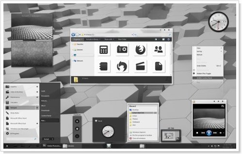 Ashen Theme para Windows 7
