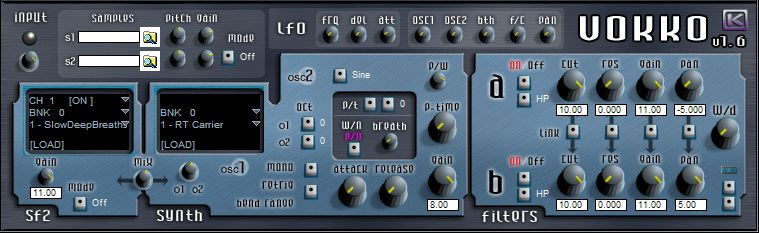 KlangLabs Vokko Stereo Vocoder VSTi 1.67 Retail KlangLabs Vokko Stereo Vocoder VSTi 1.67 Retail